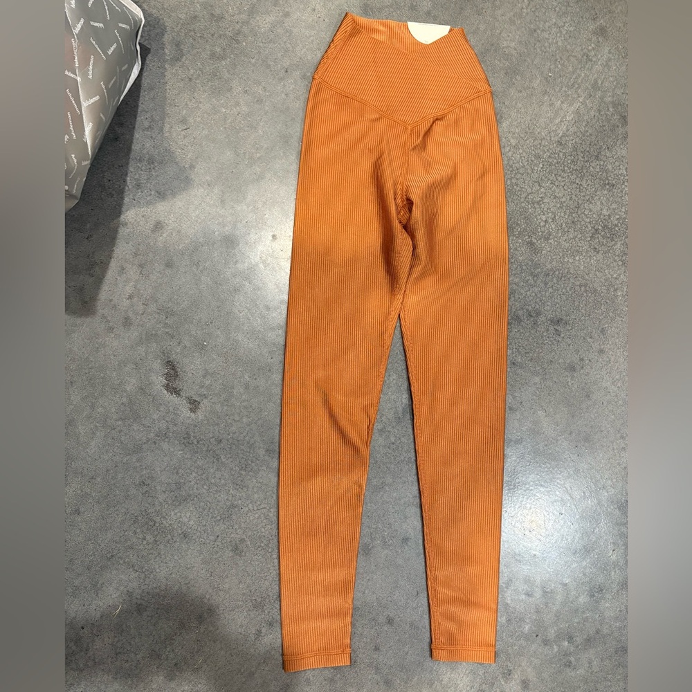 Aerie Orange High-Waisted Leggings